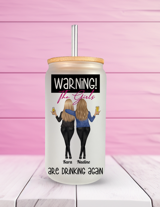 16oz Personalised The Girls are Drinking Again Tumbler