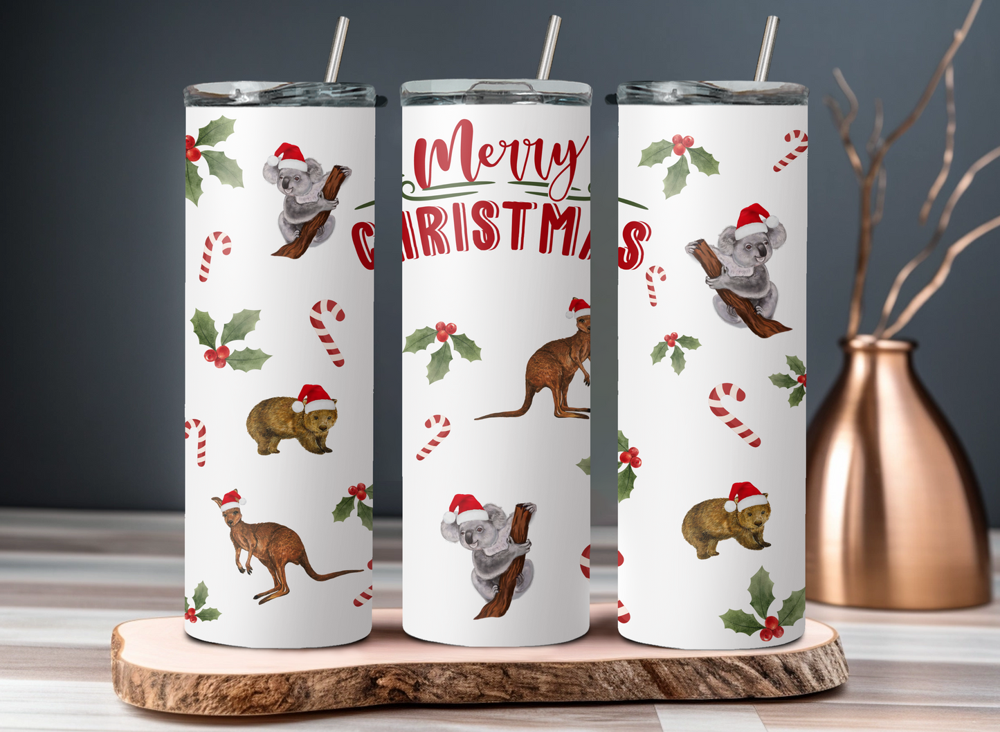 Aussie Christmas Tumbler