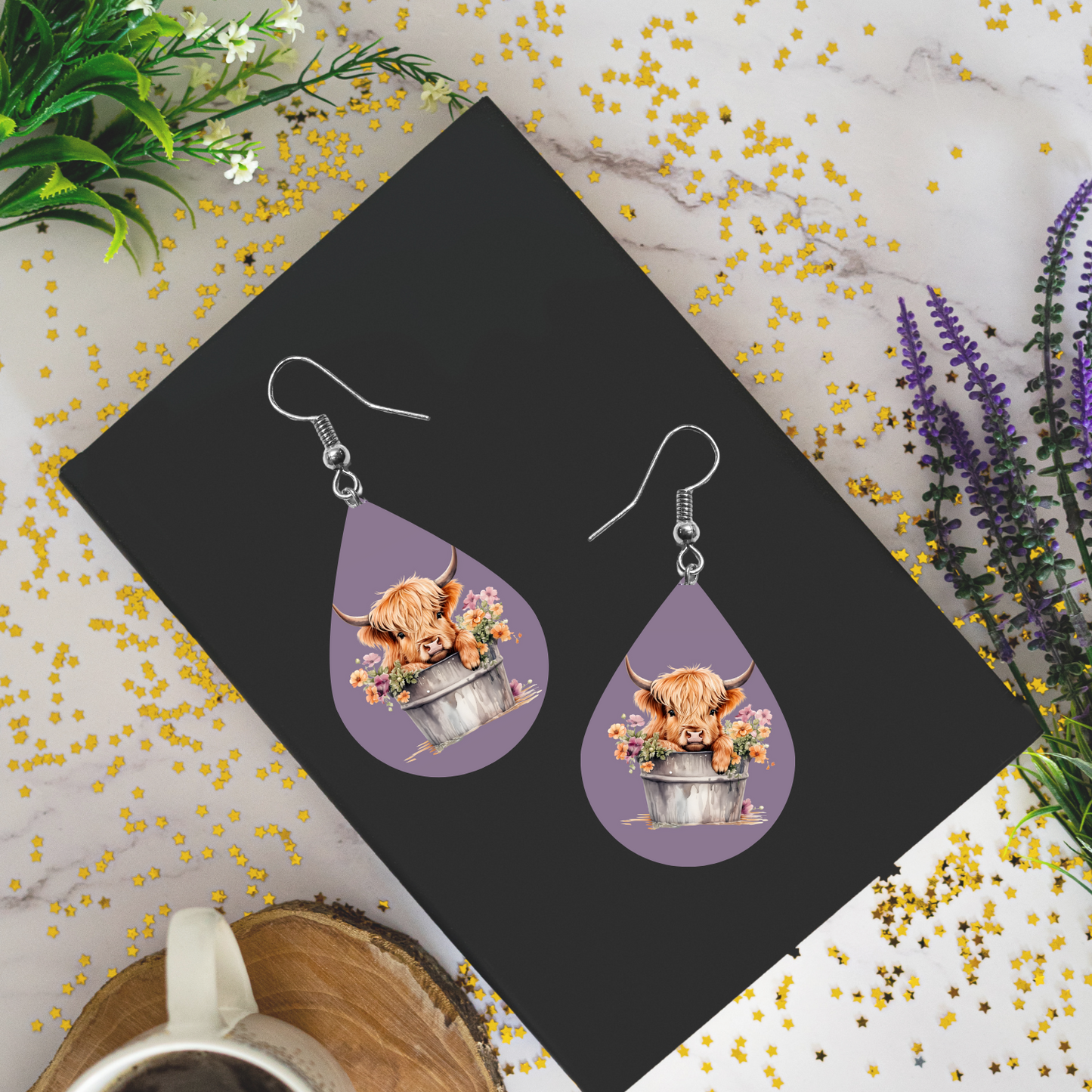 Highland Cow Earrings