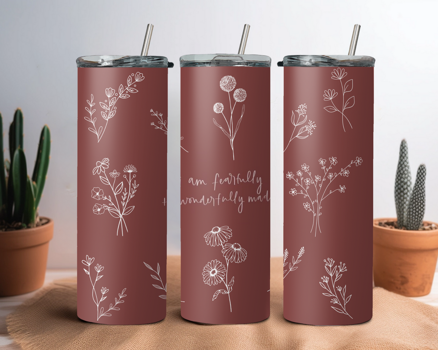 I am fearfully + wonderfully made Tumbler