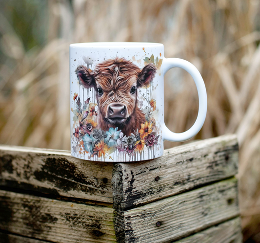 Flower Cow 4 Mug