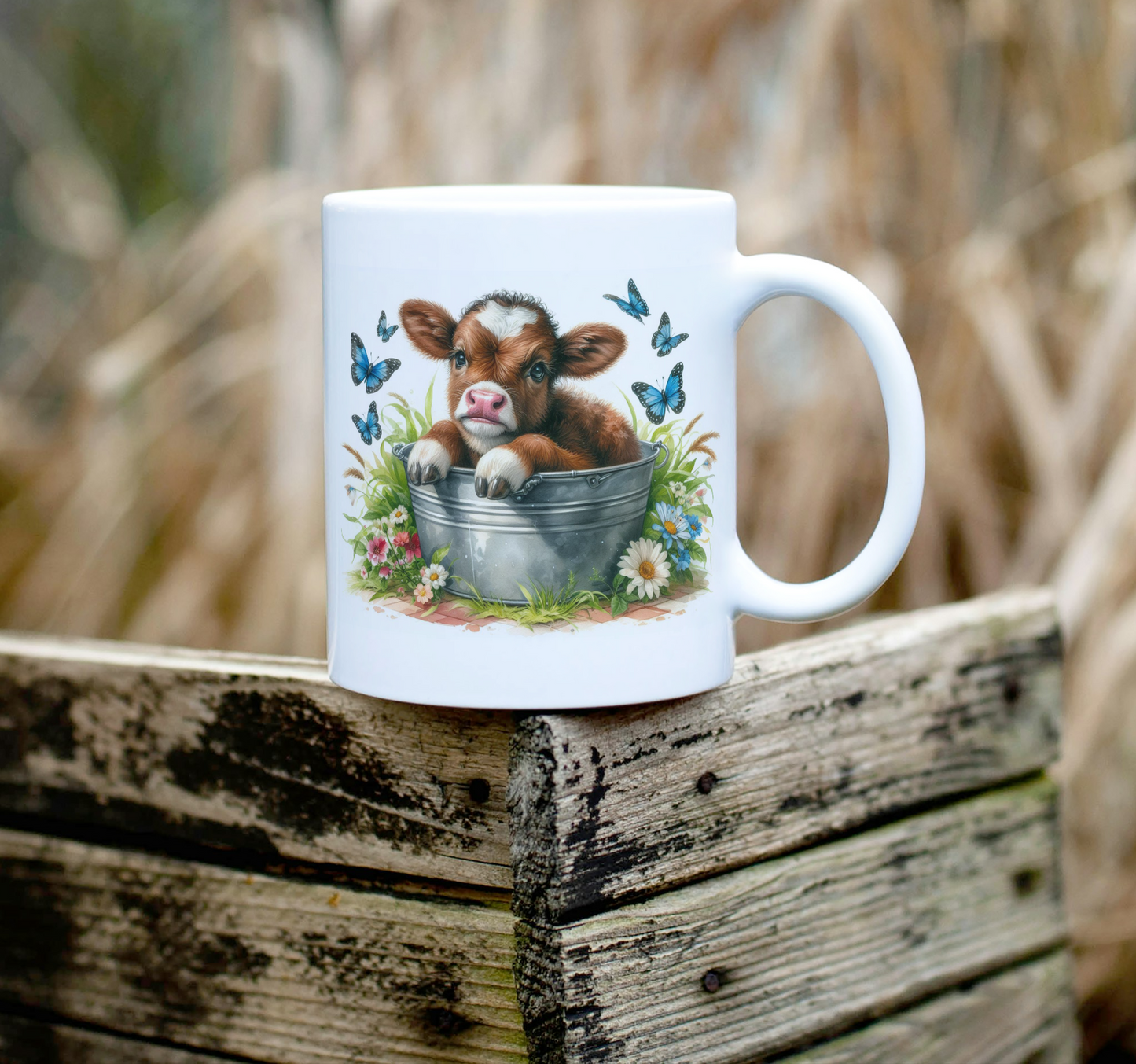 Flower Cow 3 Mug