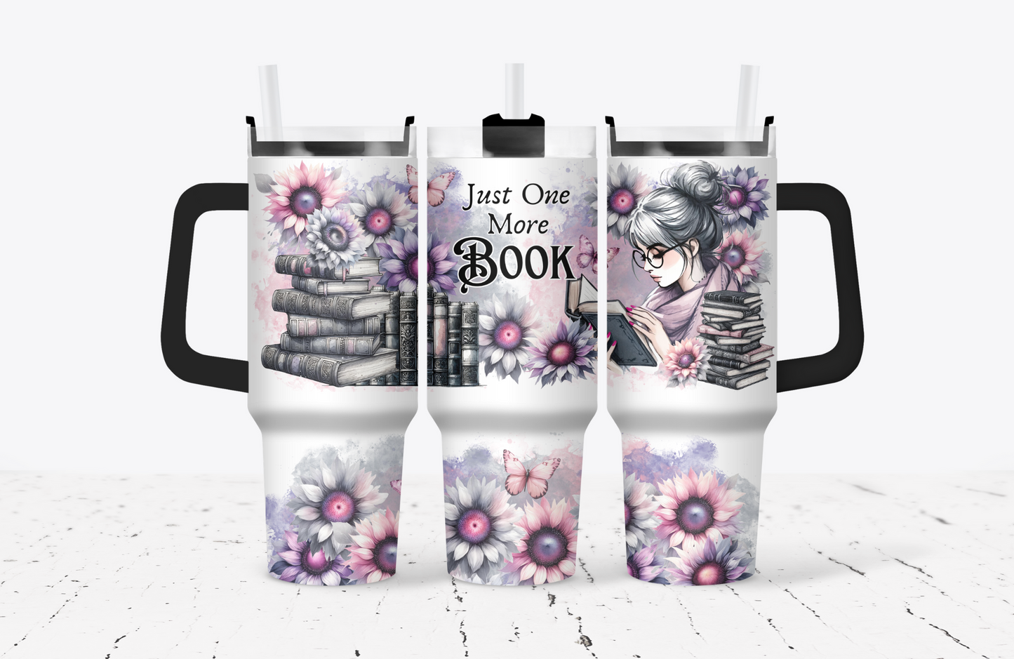 One More Book 40oz Tumbler