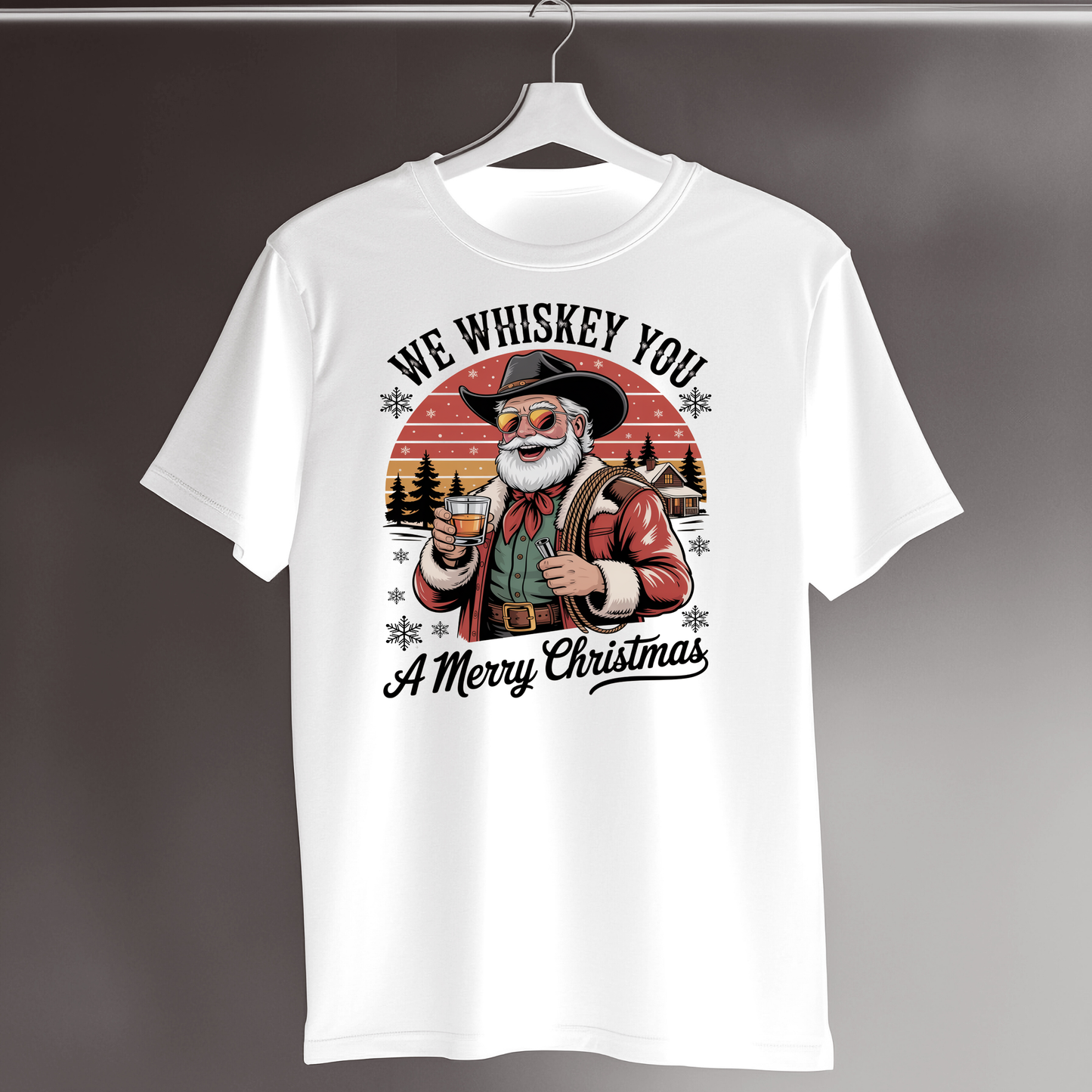 We Whiskey You a Merry Christmas T-shirt