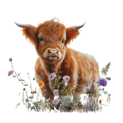 16oz Frosted Highland Cow Tumbler