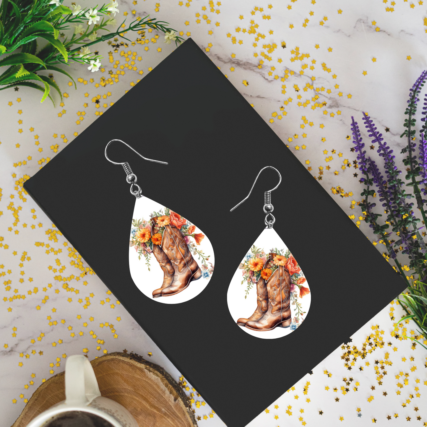 Cowgirl Boot Earrings