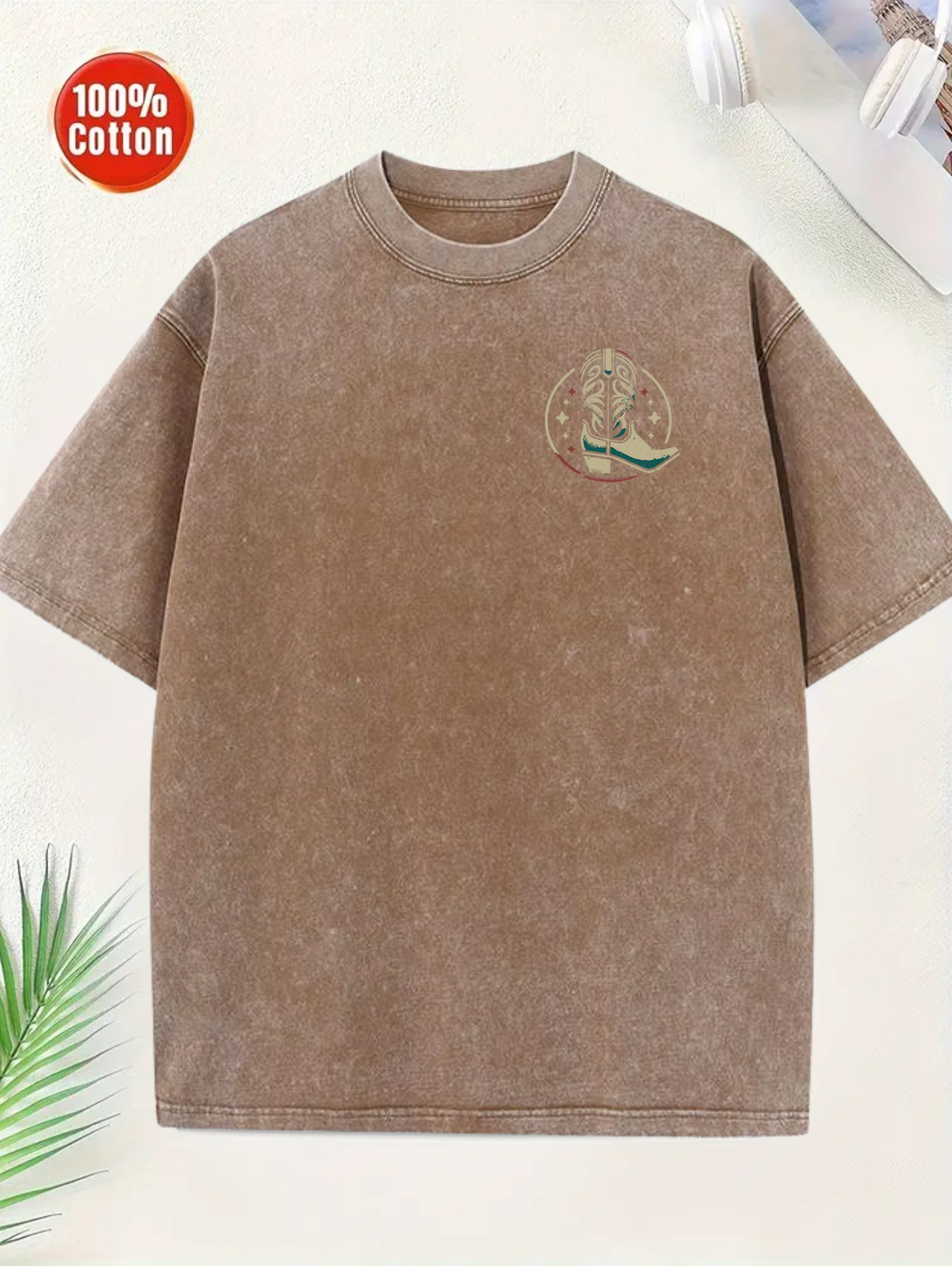 Country Music T-Shirt Brown