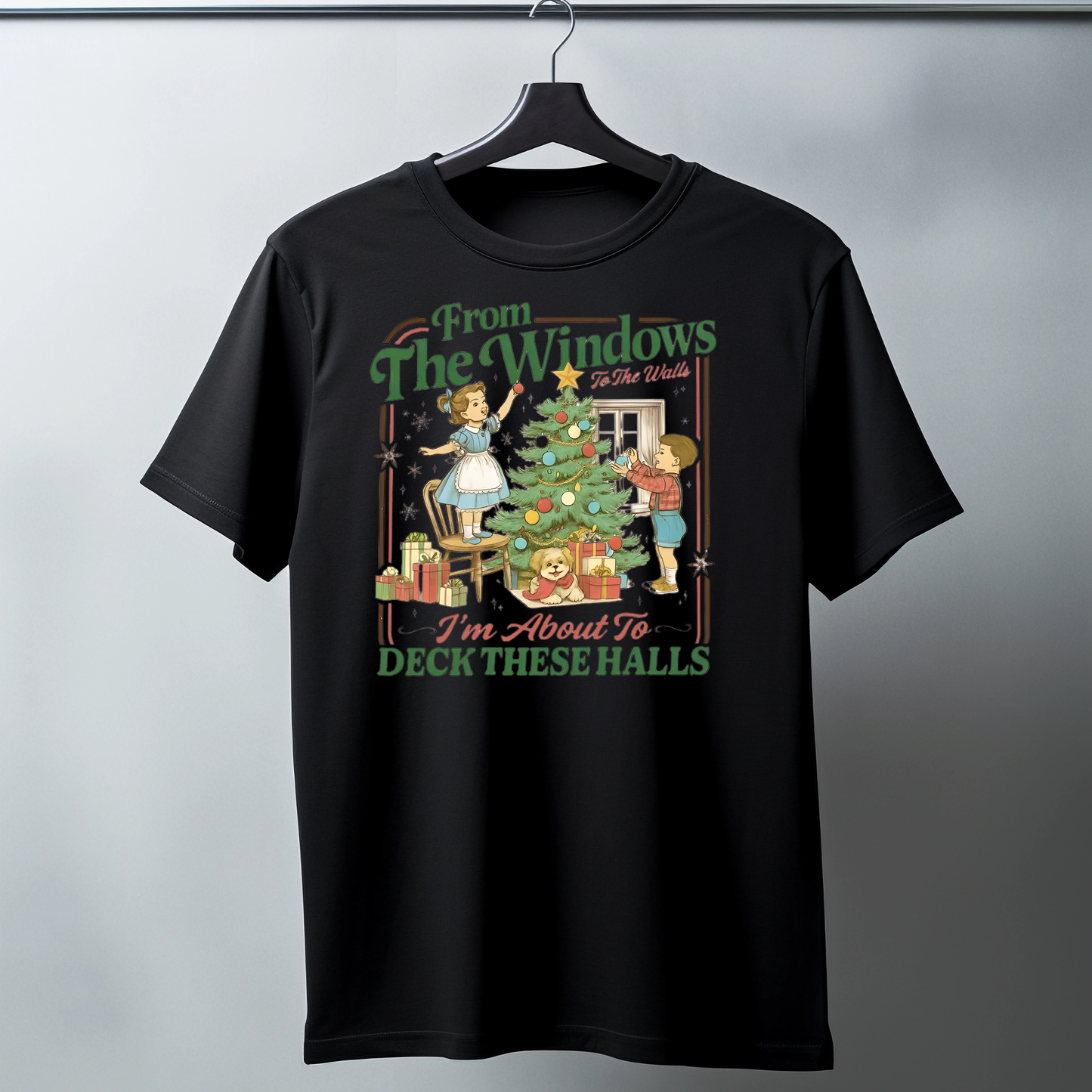 Deck These Halls Christmas T-shirt