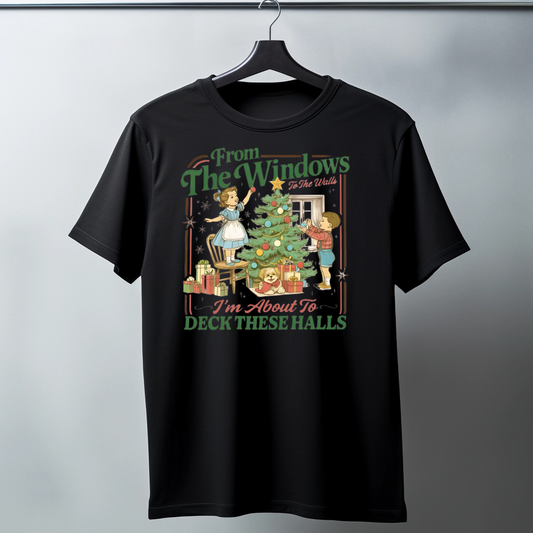 Deck These Halls Christmas T-shirt