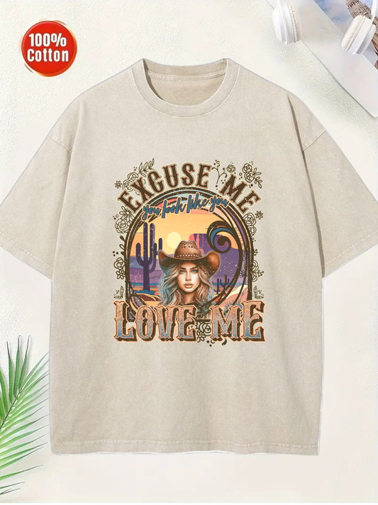 Excuse Me You Look Like You Love Me Beige