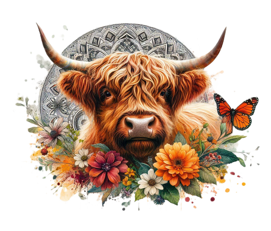 Mandala Cow (Digital download)