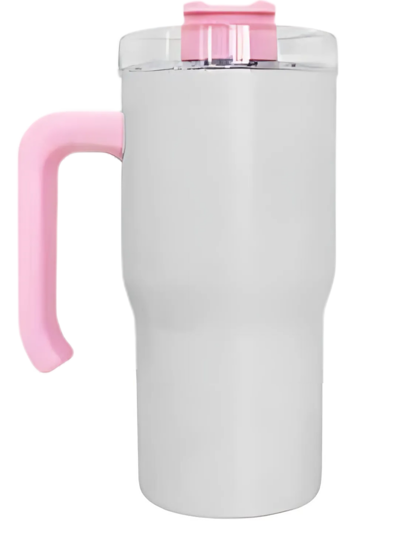 Blue and Pink Cute Friends 20oz Tumbler with Handle