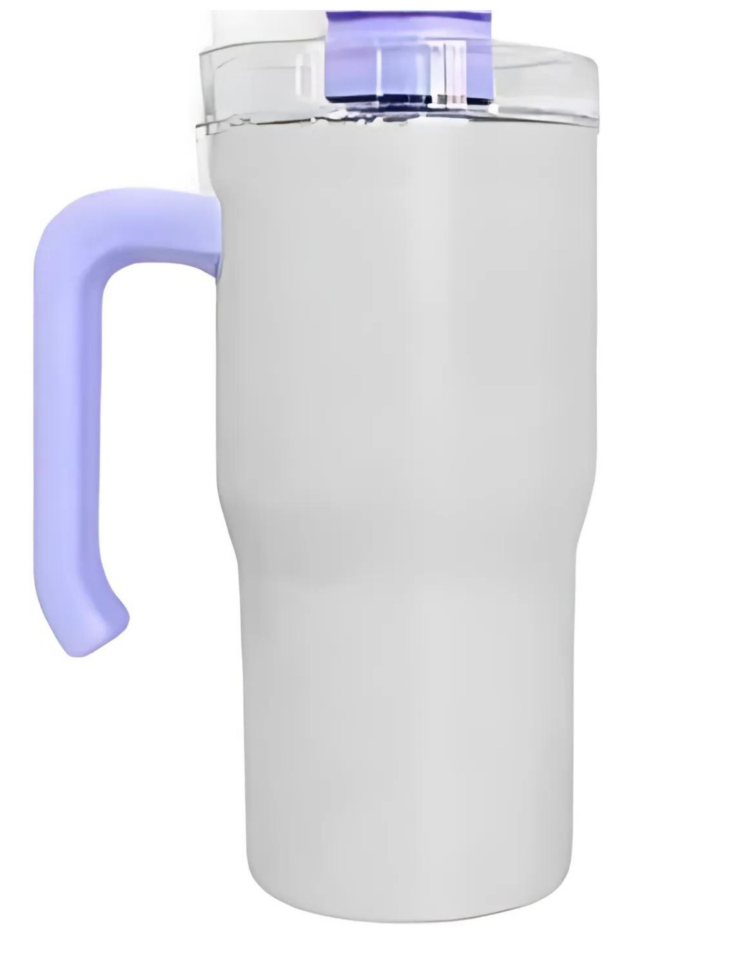 Blue and Pink Cute Friends 20oz Tumbler with Handle