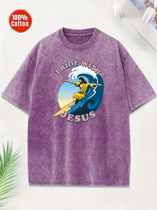 I Ride With Jesus T-shirt
