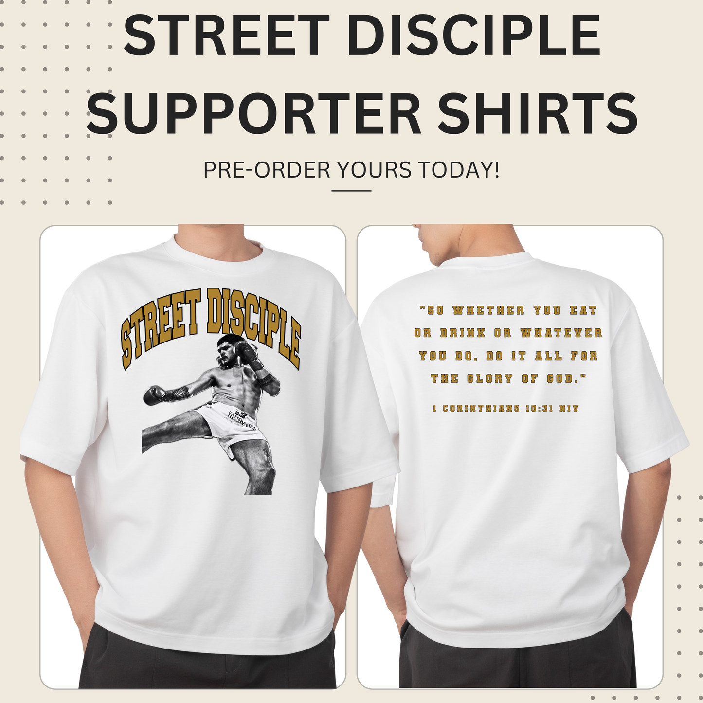 STREET DISCIPLE Support Shirt
