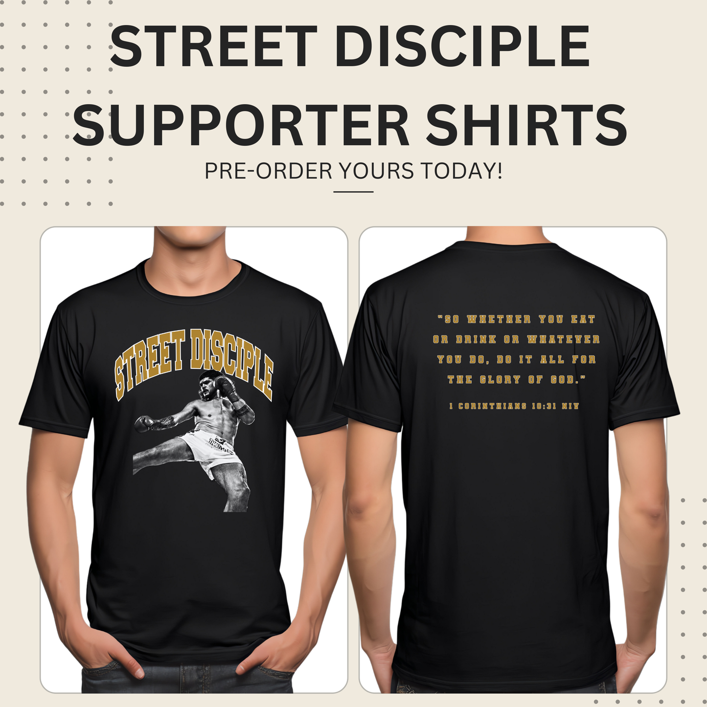 STREET DISCIPLE Support Shirt