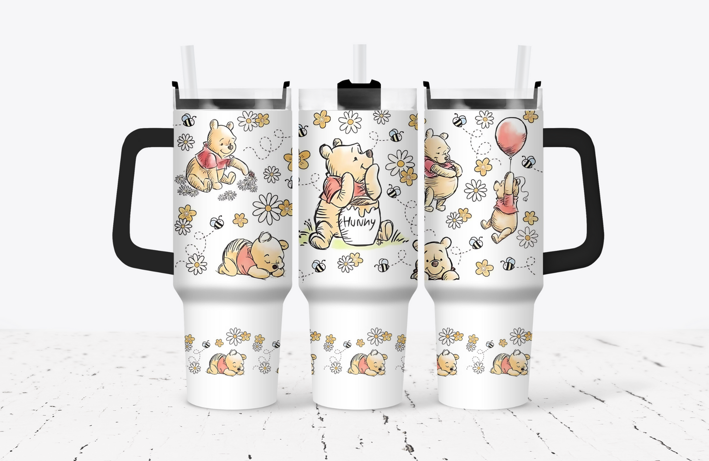 Cute Bear 40oz Tumbler