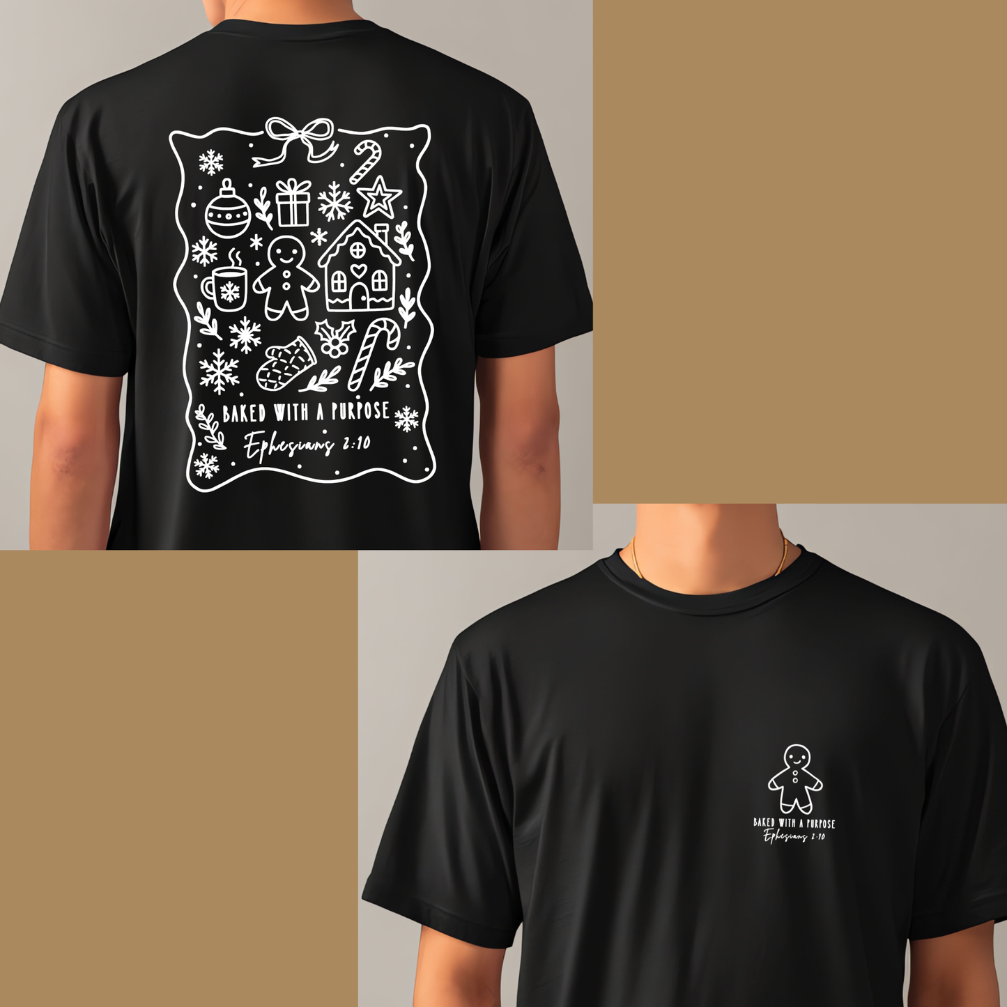 Baked with a Purpose Christmas T-shirt