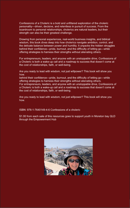 Confessions of a Choleric E-Book