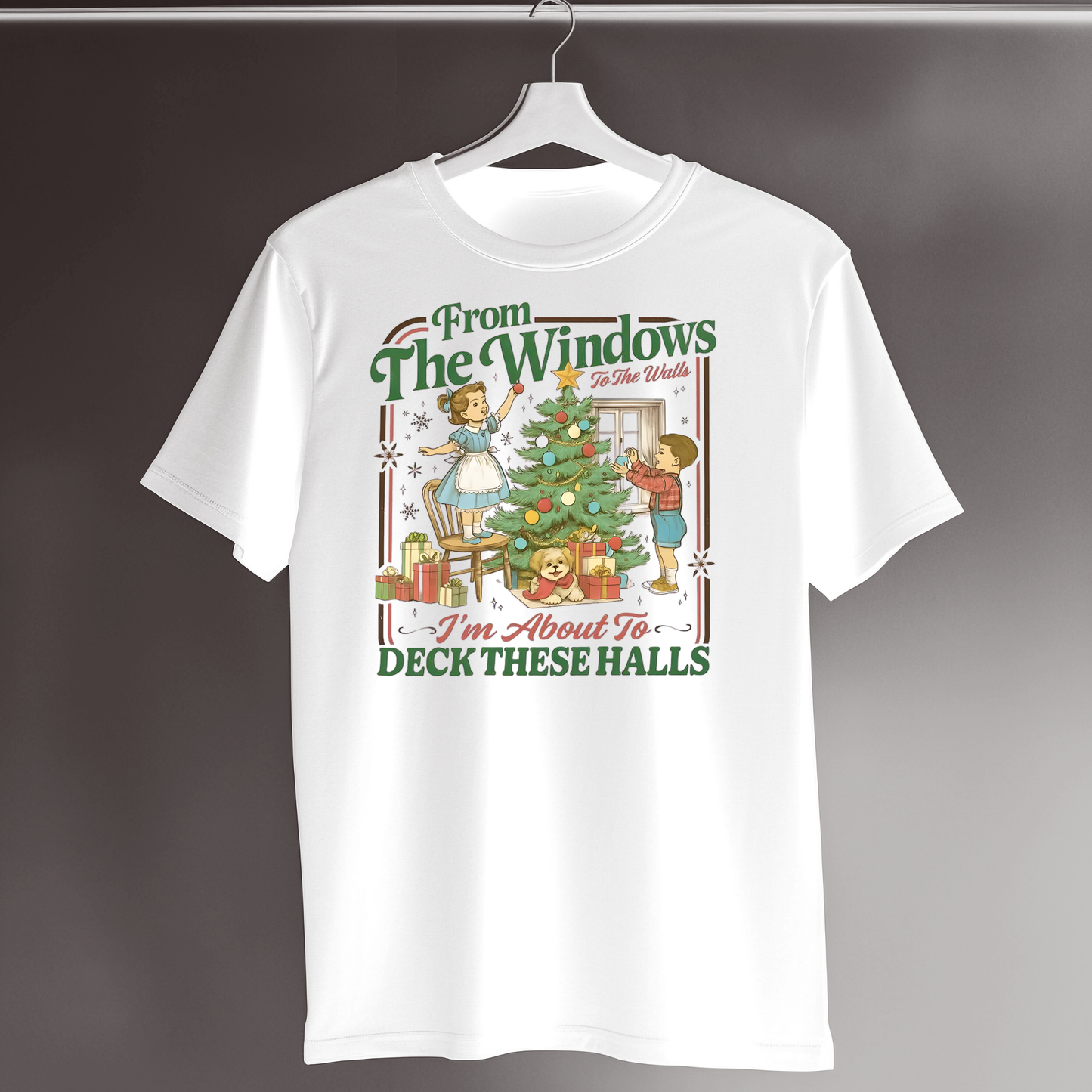 Deck These Halls Christmas T-shirt