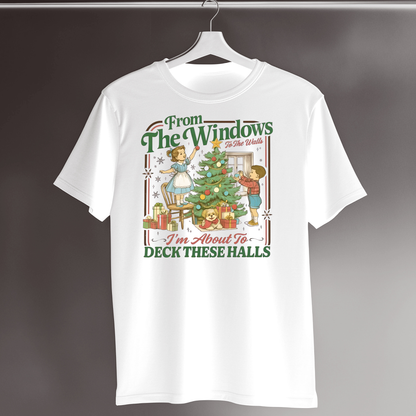 Deck These Halls Christmas T-shirt