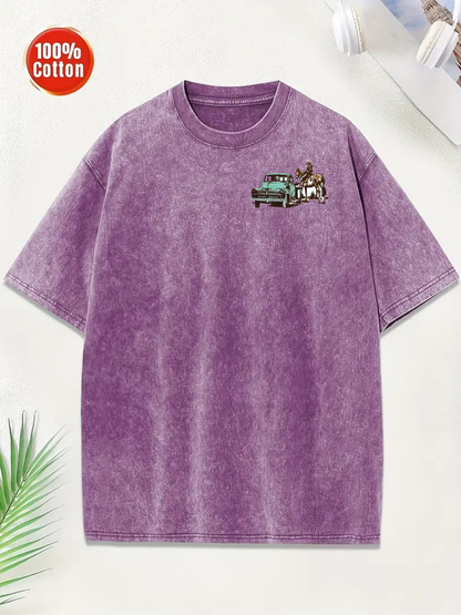 Heart Like a Truck T-Shirt Purple