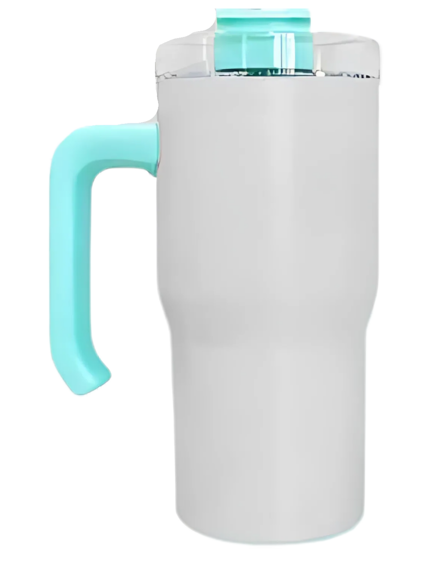 Blue and Pink Cute Friends 20oz Tumbler with Handle
